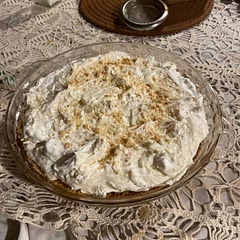 Recipe needed work.  1/3 c. Sour cream 1/2 tbsp vanilla extract, melt chocolate on top of stove, and cool whip thawed to fold in .