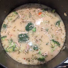 Made it true to the recipe. I feel a few changes for my next batch. Mushrooms will be tasty as well as some potatoes. 