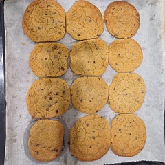 very good recipie
cookies are soft and flavourful
they are delicious 
I made them for my birthday, family and friends and everyone asked for more
it made a total of 36 cookies