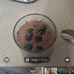 I added some spinach & Greek yoghurt, n used a fresh banana 