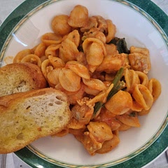 If made with chicken, cook less before putting the rest of the ingredients in.

For cooking pasta, add less, and it will cook evenly.