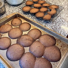 My first batch was charred because I followed the suggestion given in some comments to bake them 20minutes…. 2nd batch 14 minutes baking worked better. Makes a flat cookie.  Not terrible. Will make again.