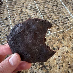 Too sweet for me but good. Had to let them cool completely or they fell apart.