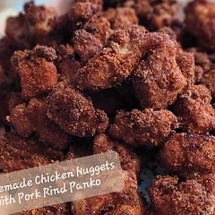 amazing. easy.  Also you will want to use three times the amount of panko and the recipe. I did a pound and a half of chicken and it took about two cups of panko.