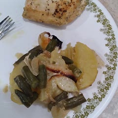 I used chicken breast and baked this in the oven. Whole family liked it!