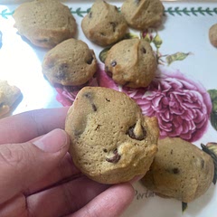 Didn’t have baking powder so I used my baking soda/ Greek yogurt substitute.  I also added some Mexican cinnamon. They came out sooooo soft and fluffy. They’re delicious my toddler keeps asking for more.