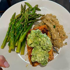 Needs more salt, ended up adding chicken boullion paste after it was cooked to taste. Totally elevated the flavor! Served with salmon & asparagus