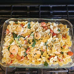 Delicious treat of a meal.