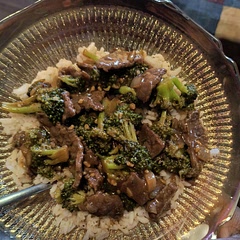 Season the beef and add cooked onions