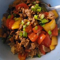 A go-to meal every time! Quick and easy and delicious served with some rice.