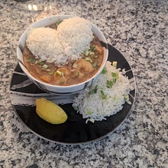 This was actually not as hard as I had imagined! It's an intimidating looking recipe but easy to follow. Nice flavors and a hardy meal.