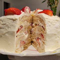 Great recipe! I swapped 100g of sugar for gelatin to make the cream a bit more stable. The flavor came out very nice, a nice middle ground for sweetness. 