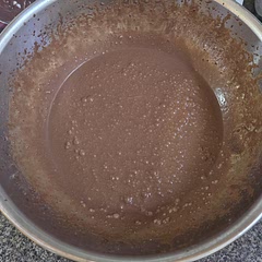 Never gets mousse like, been beating it for 15 min