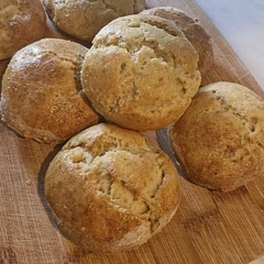These were absolutely delicious! Not too sweet. The dough was very easy to work with! It's so lovely to be able to enjoy a gluten free scone! 