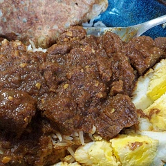 This is REALLY good! Had to make my own berbere, but that's fine by me, I have a big container of it for next time. 