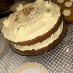 Una tarta de zanahoria perfecta para una ocasión especial. Me encantó 