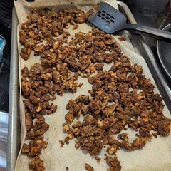 I used their red lentil tofu for this recipe. First time for both but id do it again.