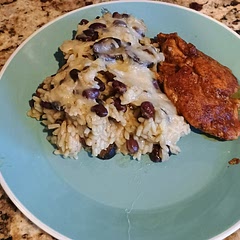 The chicken was very good and we cooked it in the oven at 400 for 30 minutes. We used thighs and only marinated for 30 minutes. 