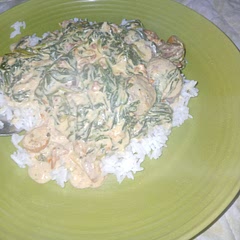 I had to add some spice and flavor to this dish for it to taste good added half in half butter tonys beef bullion pepper a few cherry tomatoes and onion powder it was ok.