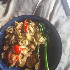 Yummy didn't use asparagus, used broccolini and added zucchini and cheese!