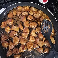 I didn't have an instant pot, but it still turned out delicious. 