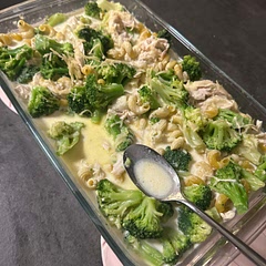 I did ALL of the directions and when it came out watery, I followed the 4th note. It’s been in the oven almost an hour and it’s STILL liquid.