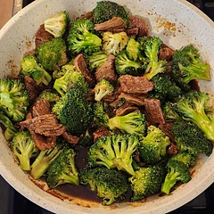 We didn't have enough corn starch, so it didn't thicken, but we actually might prefer it that way. It was amazing, no complaints.  