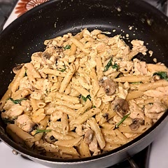 This was so easy and quick to make and I think it was really good. I added mushrooms too which went with it. I'll probably be making it again