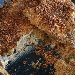 I burnt the bread crumbs but it was ok. It was very cheesy. Husband liked it more than me, but we also didn't eat it fresh. I'll probably adjust the cheese if I make it again. 8/10