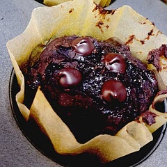 At first I was like hmmm this gonna going to be dry but I changed it alittle bit not because I did not like your recipe but because I loved your idea so much I wanted to make it so much but I lacked all the ingredients at the time lol. Instead of oat flour I used brown rice flour and I used brown sugar monk fruit as well and as well of maple syrup I used light agave with some carmel flavoring I have thats zero sugar zero cal that also added alittle moisture too it as well, I added the cinnamon and I love making espressos and I always make myself a mace espresso shot as a pick me up mid day so I added a splash of that in there as well it to let that chocolate shine, Let me tell you these where to die for my only criticism Is I can't stop eating them haha ohh and the chocolate chips i used where lilys cant go wrong with a zero sugar chocolate i was wanting to make a chocolate ganache to add too it next time i bet that would be so goood also I dident have cupcake tins so I improvised and used coffee filters and cut them inhalf and folded them lol it works 😊 