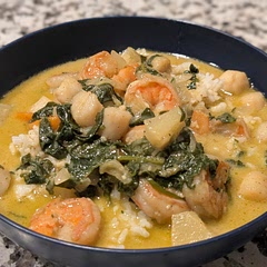 I made it with seafood instead of chicken and also added pineapple for sweetness. It was so delicious!