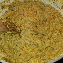 Added diced mushrooms 