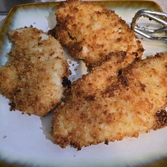 Super easy, moist inside, crispy outside.  Can add seasonings to your liking.
