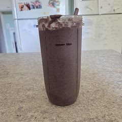 8/10 taste really good. I would replace the 1/2 cup water with more milk or vanilla/greek yogurt.
