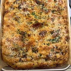 Go to overnight sourdough focaccia
