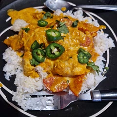 Quite easy to make, very flavourful. Partner doesn't eat carrots but didn't know the veg was in it! Very nice :)