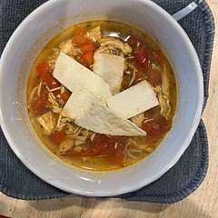 This was good but spicy! I only used 1 of the jalapeños called for, next time I will use half. Makes a lot! Very good flavor!