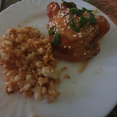 definitely try adding rice to that sauce too😊😙