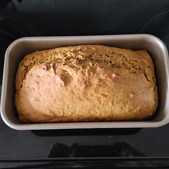 Not too sweet! Added chocolate chips to the 2nd batch which made it even better! I'm sure nuts would be fantastic too! Super easy and so yummy 😋 