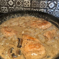 It’s so easy and delicious. I replaced the white wine with more stock and it turned out great.