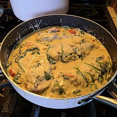Very delicious!! I used cherry tomatoes rather than the canned dried ones and I liked it a lot better than the first time i had it honestly. 