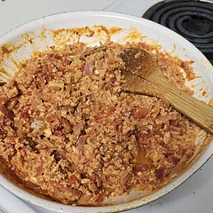 I'm not sure if I missed a step in the recipe, as the dish lacked flavor.  However, my mother makes shakshuka, which is quite similar.
