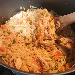 Impulsively doubled the orzo, delicious!