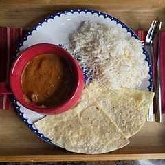 Came out soooo good for my first Butter Chicken attempt... granted i didn't follow the recipe perfectly, just used it for the ingredient list after that I measured with my heart