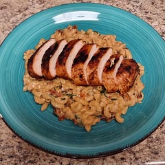 Me and the husband marinated the chicken and then Smoked it instead of completely following instructions and it was amazing. 