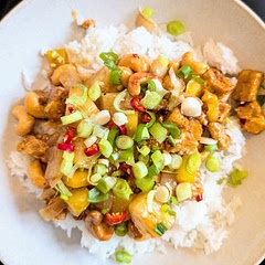 Can't recommend this enough. So sweet and moist, and the crispy tofu adds a fantastic contrast texture
