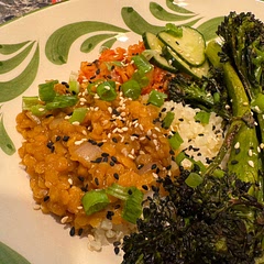 Very good! I followed the recipe but cut it in half. I used 1 tsp gochujang vs red pepper flakes. Will make again!