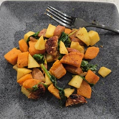 Added salt and pepper at the end