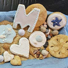I also used these to make sand dollar cookies and sprinkled with cinnamon sugar. 
