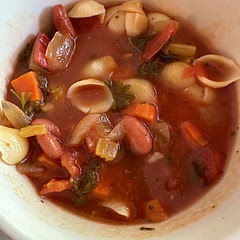 I skipped the ground beef and the sugar and it had a spectacular flavor and texture. Be sure to make a double recipe because you will want leftovers all week!
